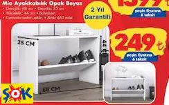 DOĞTAŞ RUUM STORE MİO AYAKKABILIK OPAK BEYAZ